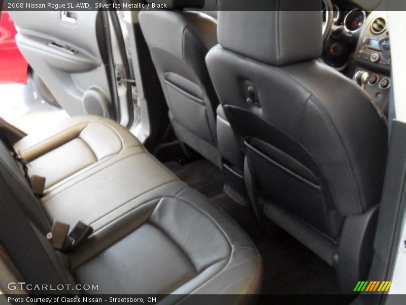 Silver Ice Metallic / Black 2008 Nissan Rogue SL AWD