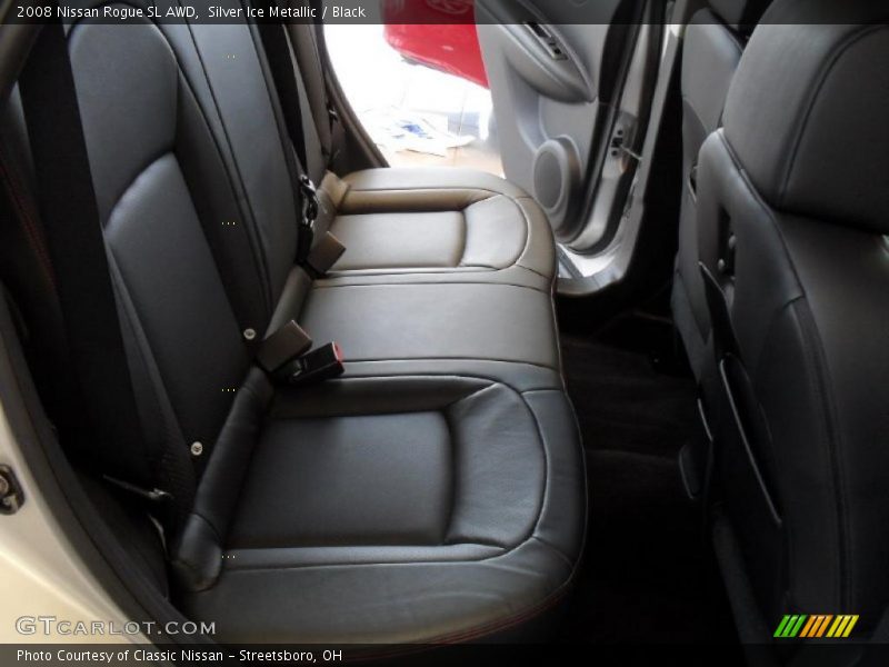 Silver Ice Metallic / Black 2008 Nissan Rogue SL AWD