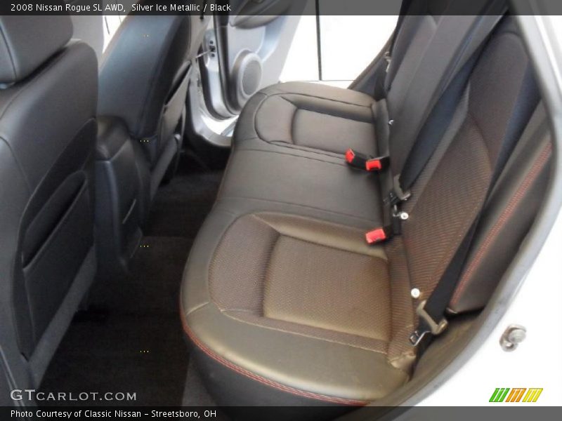 Silver Ice Metallic / Black 2008 Nissan Rogue SL AWD