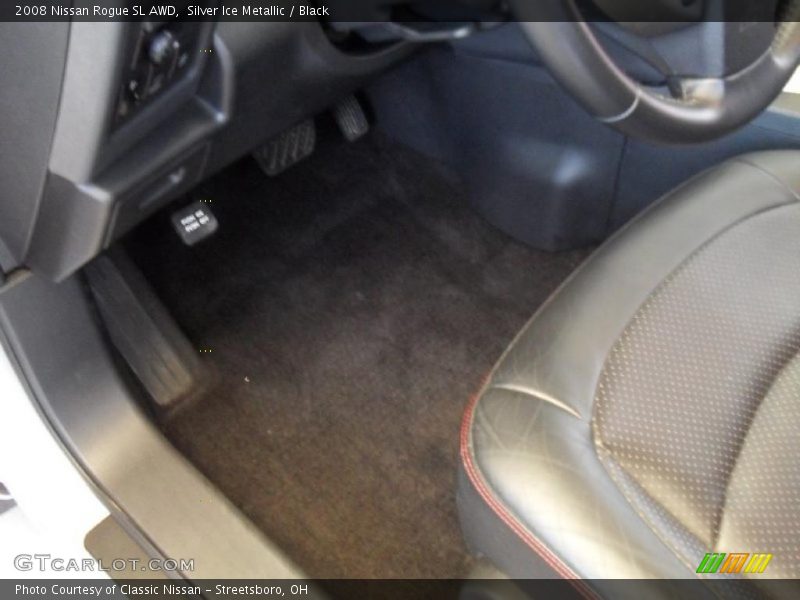 Silver Ice Metallic / Black 2008 Nissan Rogue SL AWD