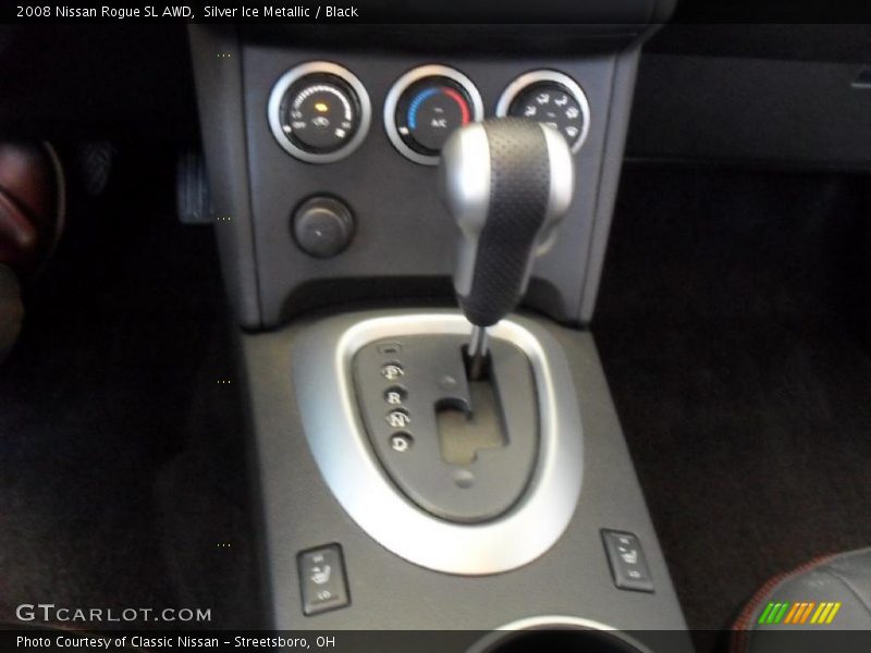 Silver Ice Metallic / Black 2008 Nissan Rogue SL AWD