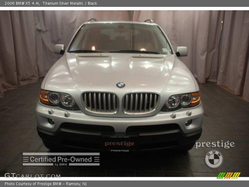 Titanium Silver Metallic / Black 2006 BMW X5 4.4i