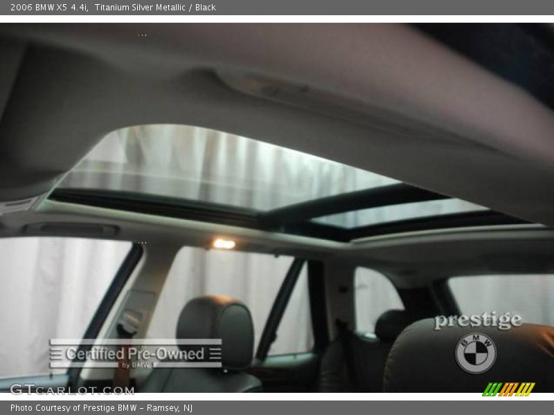 Titanium Silver Metallic / Black 2006 BMW X5 4.4i