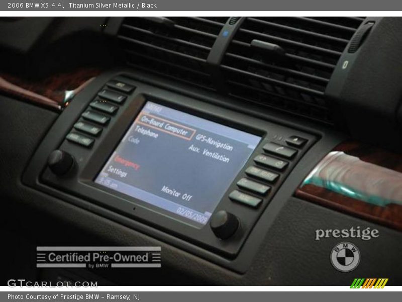 Titanium Silver Metallic / Black 2006 BMW X5 4.4i