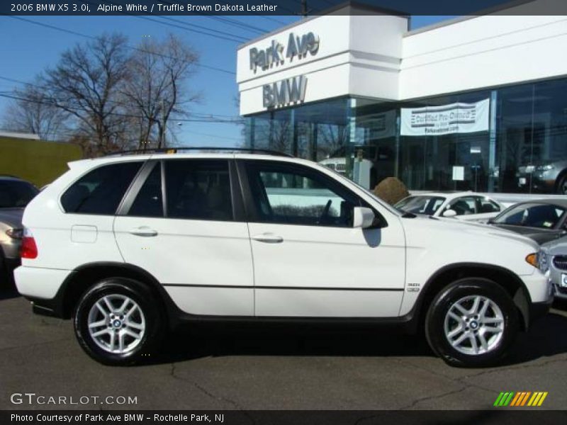 Alpine White / Truffle Brown Dakota Leather 2006 BMW X5 3.0i