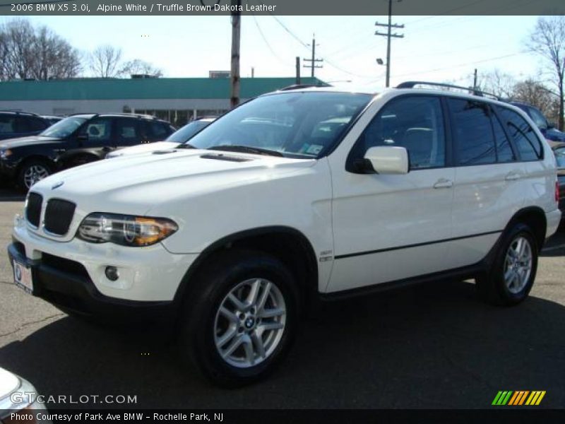 Alpine White / Truffle Brown Dakota Leather 2006 BMW X5 3.0i