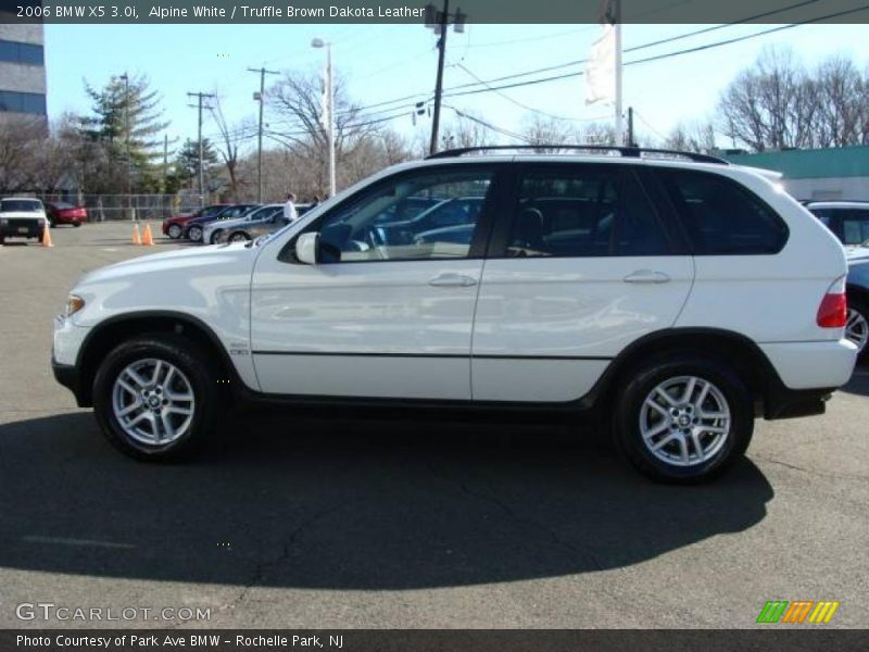 Alpine White / Truffle Brown Dakota Leather 2006 BMW X5 3.0i