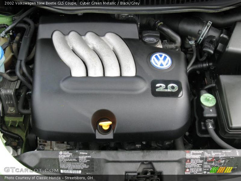 Cyber Green Metallic / Black/Grey 2002 Volkswagen New Beetle GLS Coupe