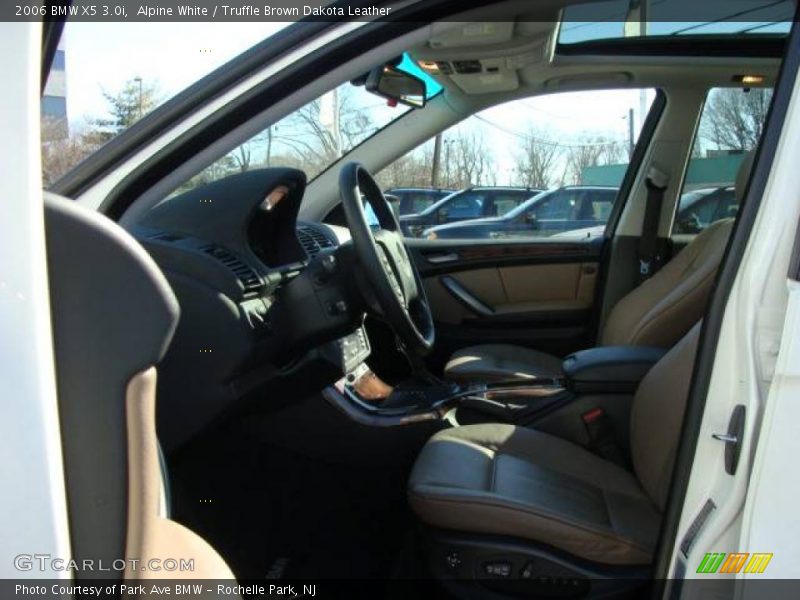 Alpine White / Truffle Brown Dakota Leather 2006 BMW X5 3.0i