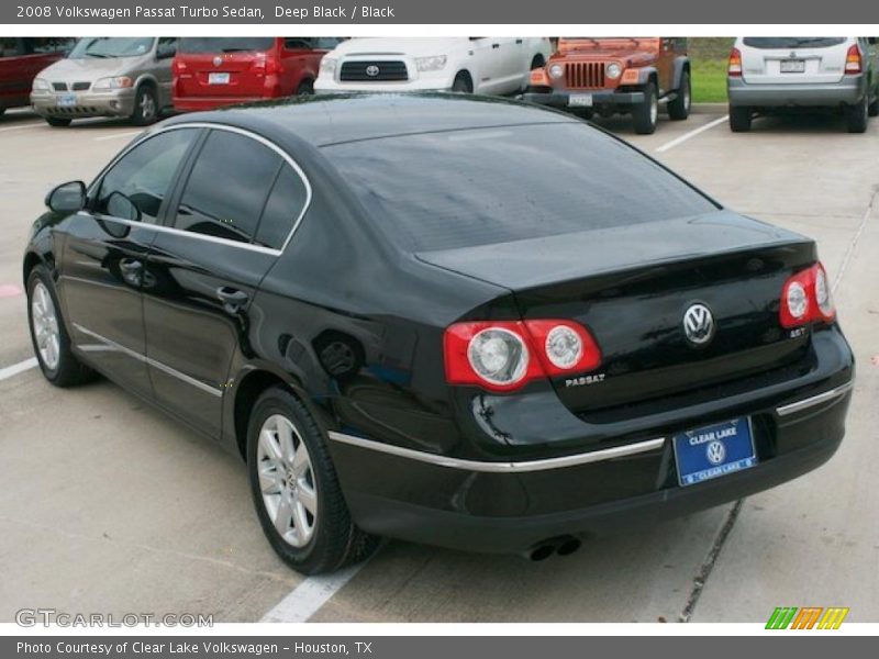 Deep Black / Black 2008 Volkswagen Passat Turbo Sedan