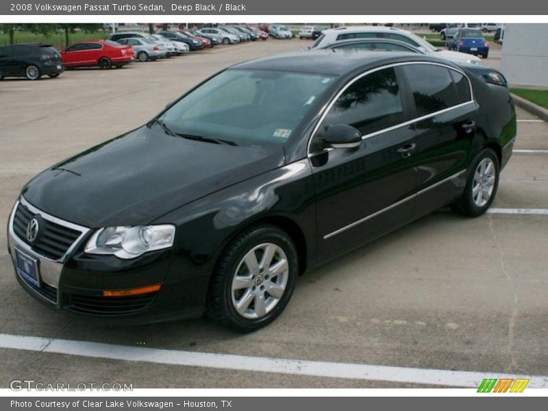 Deep Black / Black 2008 Volkswagen Passat Turbo Sedan