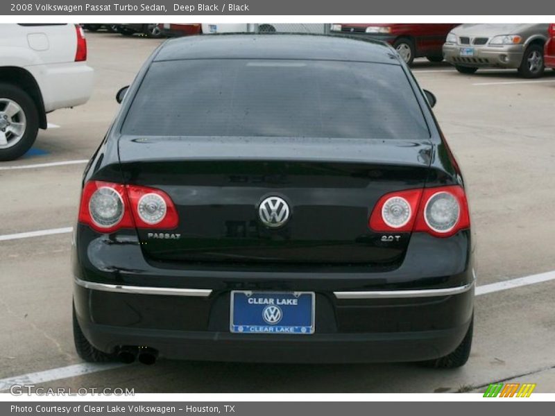 Deep Black / Black 2008 Volkswagen Passat Turbo Sedan