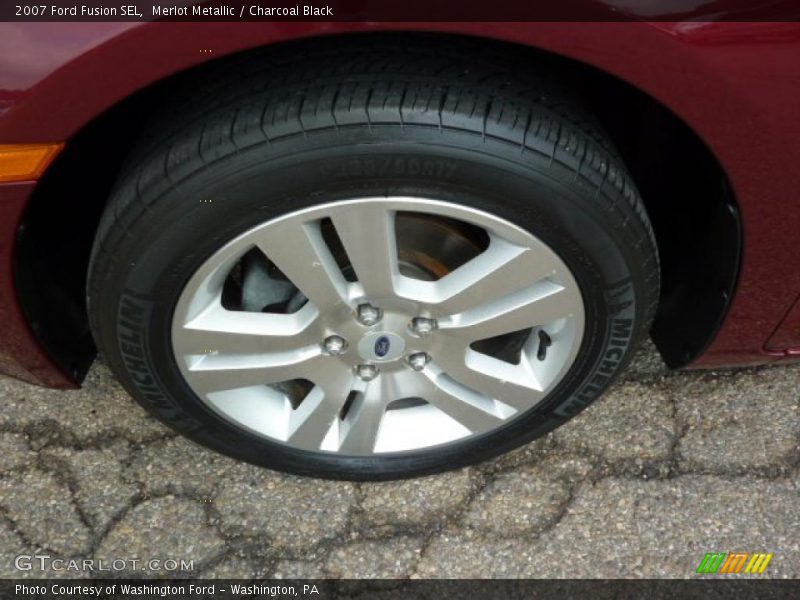 Merlot Metallic / Charcoal Black 2007 Ford Fusion SEL