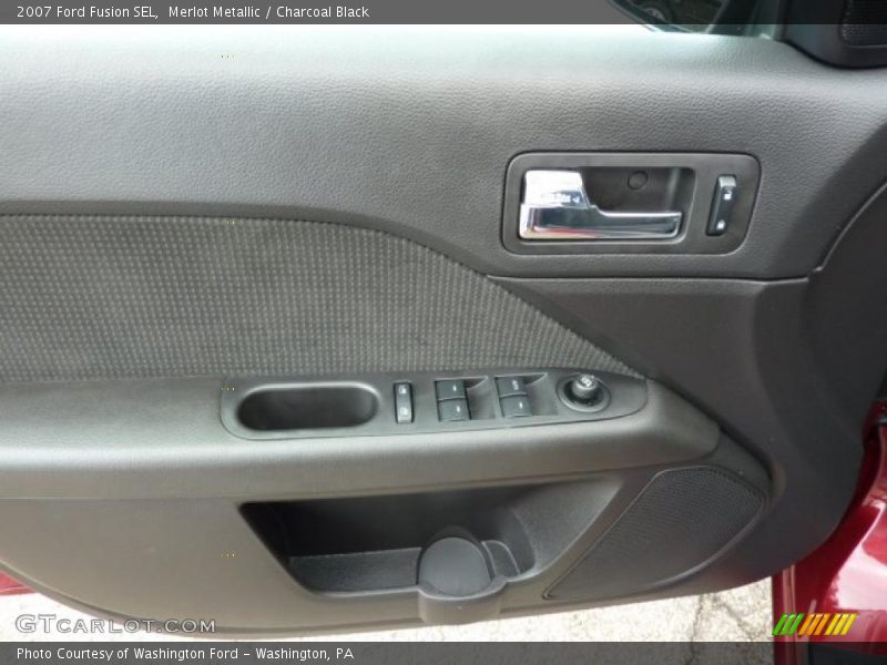 Merlot Metallic / Charcoal Black 2007 Ford Fusion SEL
