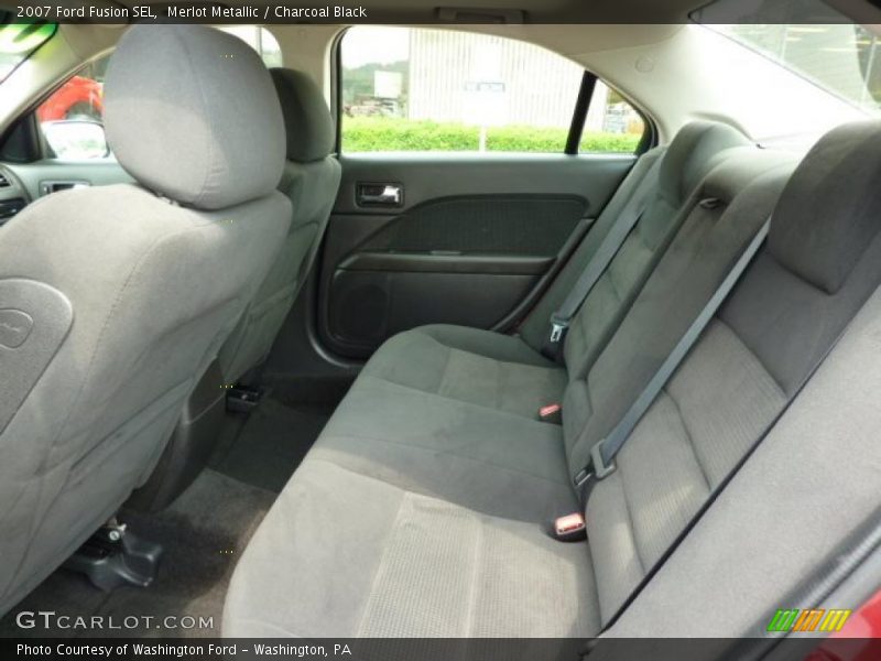 Merlot Metallic / Charcoal Black 2007 Ford Fusion SEL
