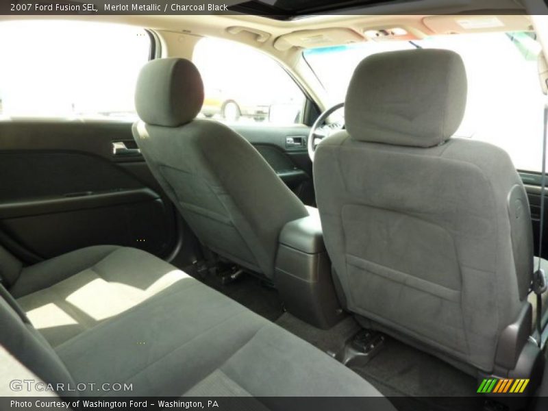 Merlot Metallic / Charcoal Black 2007 Ford Fusion SEL