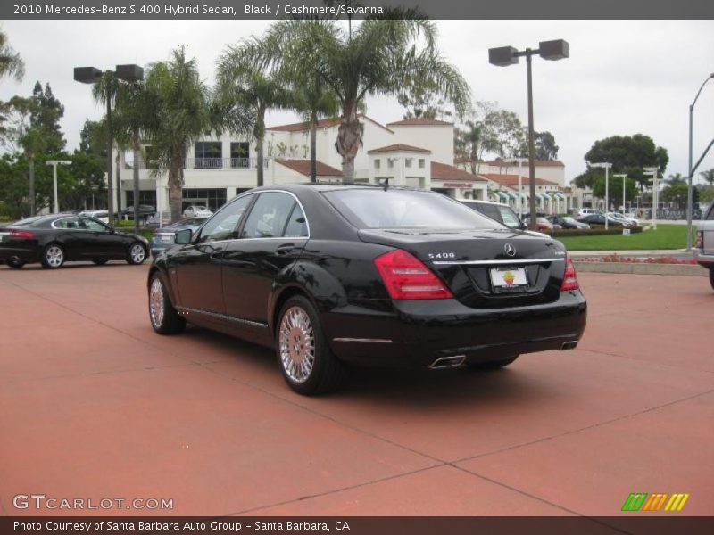 Black / Cashmere/Savanna 2010 Mercedes-Benz S 400 Hybrid Sedan