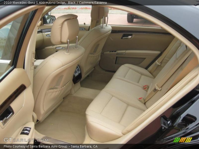Black / Cashmere/Savanna 2010 Mercedes-Benz S 400 Hybrid Sedan