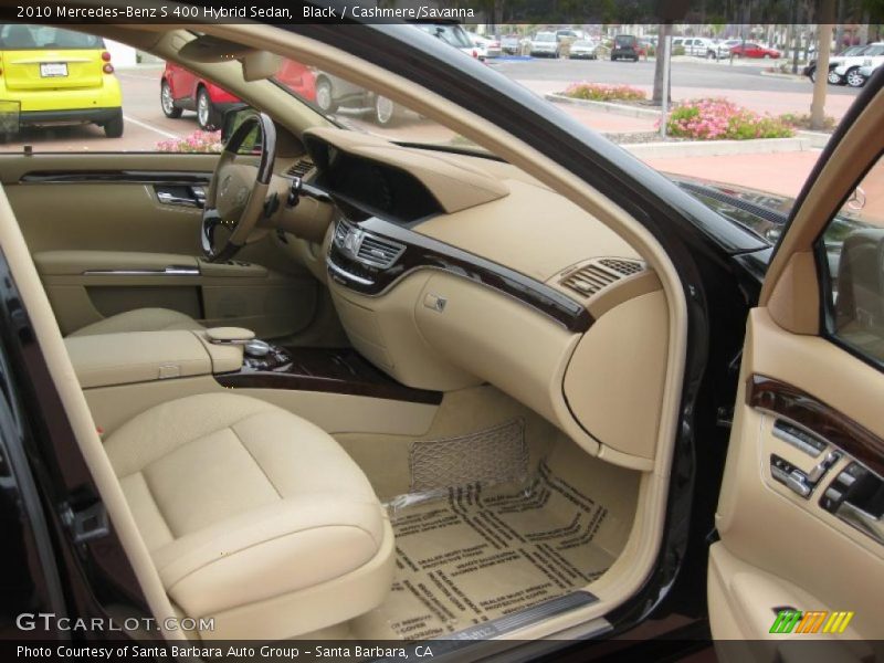 Black / Cashmere/Savanna 2010 Mercedes-Benz S 400 Hybrid Sedan