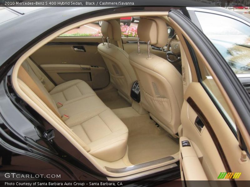 Black / Cashmere/Savanna 2010 Mercedes-Benz S 400 Hybrid Sedan