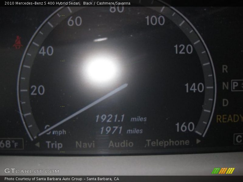 Black / Cashmere/Savanna 2010 Mercedes-Benz S 400 Hybrid Sedan