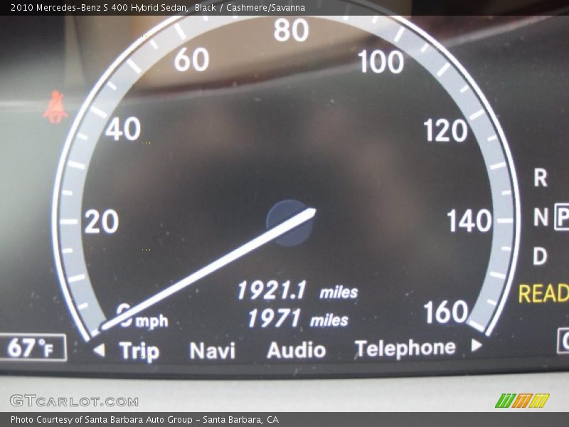 Black / Cashmere/Savanna 2010 Mercedes-Benz S 400 Hybrid Sedan