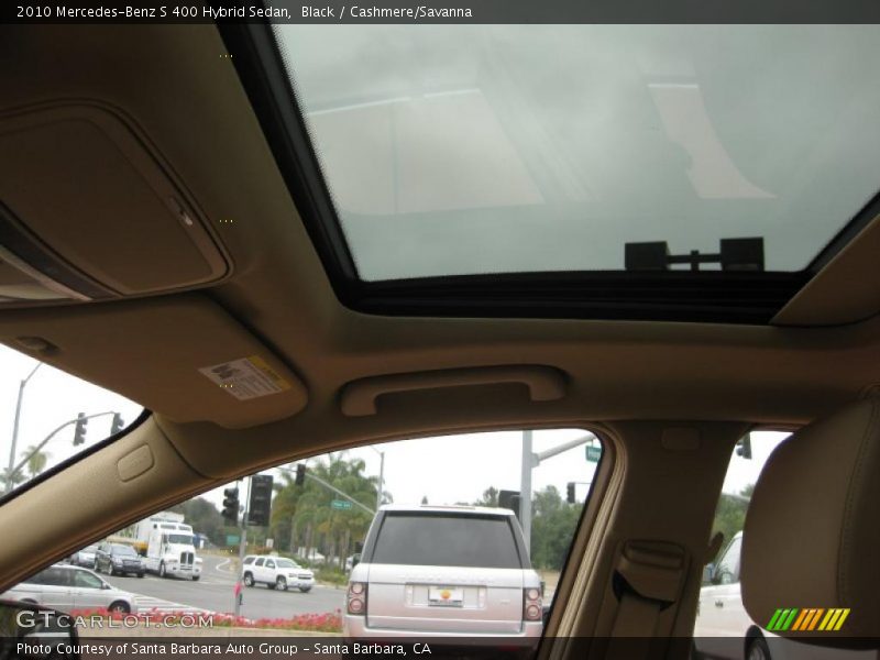 Black / Cashmere/Savanna 2010 Mercedes-Benz S 400 Hybrid Sedan