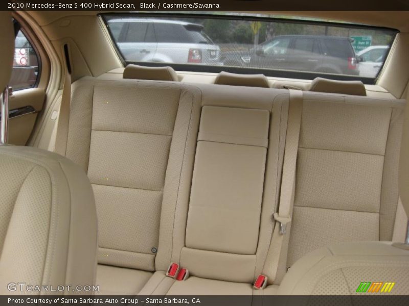 Black / Cashmere/Savanna 2010 Mercedes-Benz S 400 Hybrid Sedan
