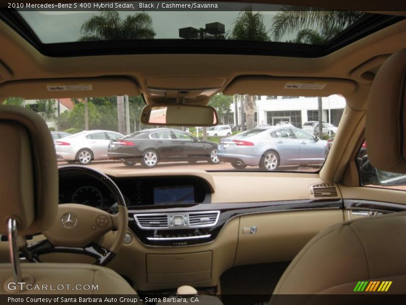 Black / Cashmere/Savanna 2010 Mercedes-Benz S 400 Hybrid Sedan