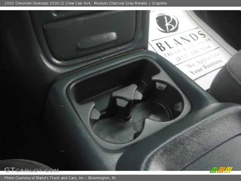 Medium Charcoal Gray Metallic / Graphite 2002 Chevrolet Silverado 2500 LS Crew Cab 4x4
