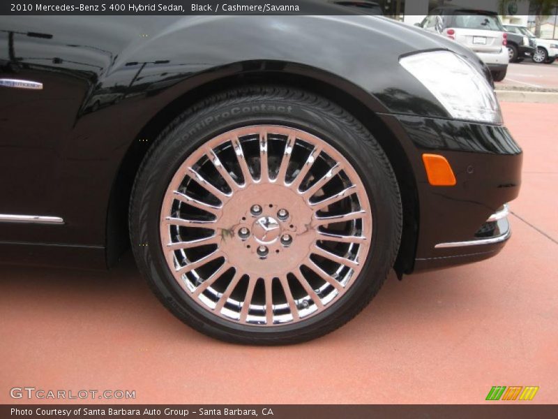 Black / Cashmere/Savanna 2010 Mercedes-Benz S 400 Hybrid Sedan