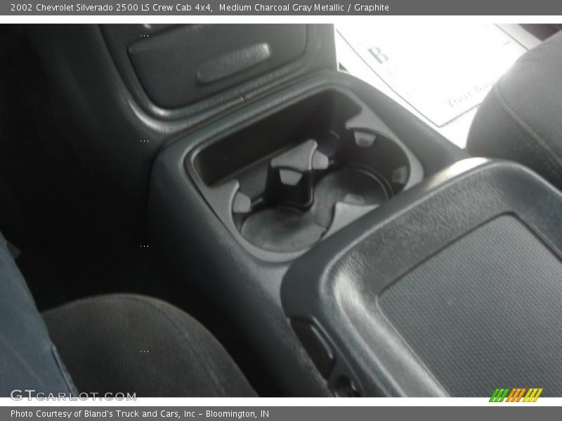 Medium Charcoal Gray Metallic / Graphite 2002 Chevrolet Silverado 2500 LS Crew Cab 4x4