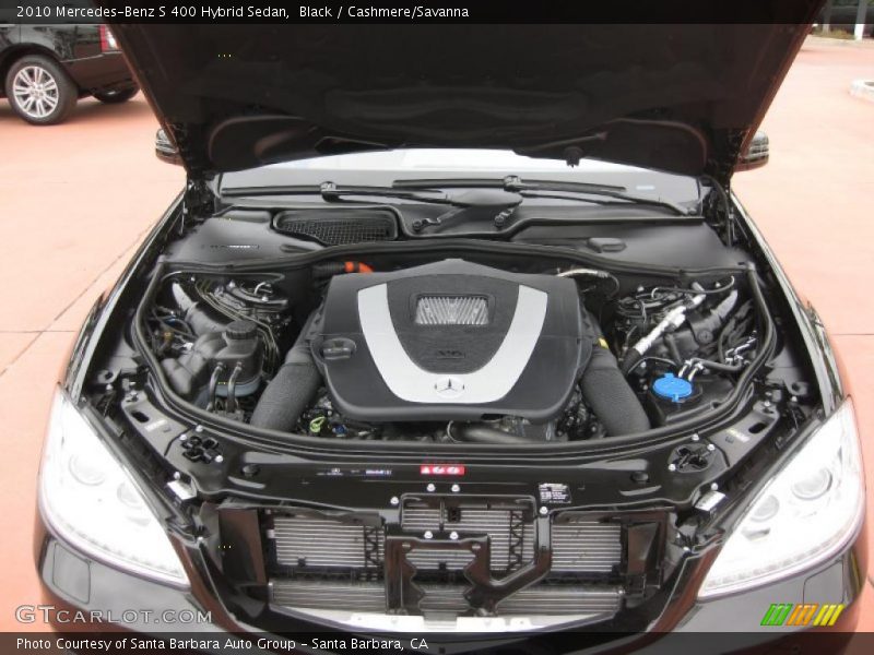 Black / Cashmere/Savanna 2010 Mercedes-Benz S 400 Hybrid Sedan