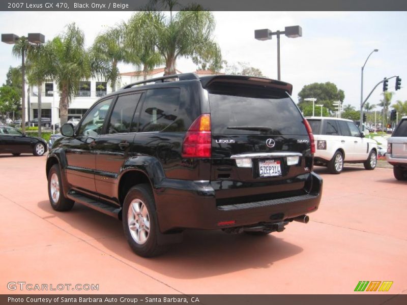 Black Onyx / Beige 2007 Lexus GX 470
