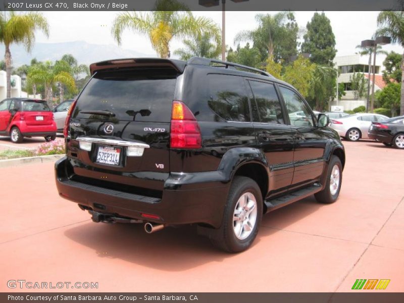 Black Onyx / Beige 2007 Lexus GX 470