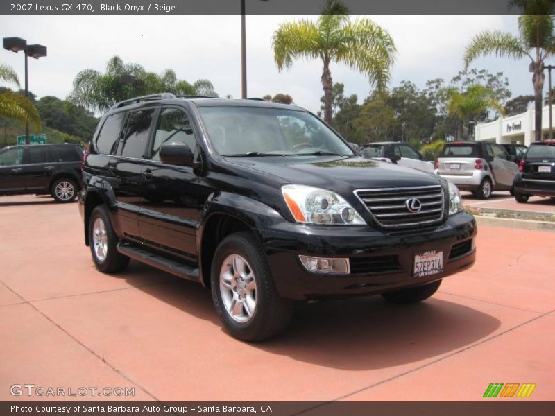 Black Onyx / Beige 2007 Lexus GX 470