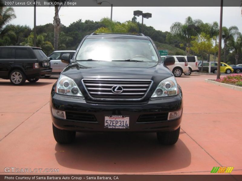 Black Onyx / Beige 2007 Lexus GX 470