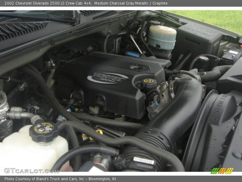 Medium Charcoal Gray Metallic / Graphite 2002 Chevrolet Silverado 2500 LS Crew Cab 4x4