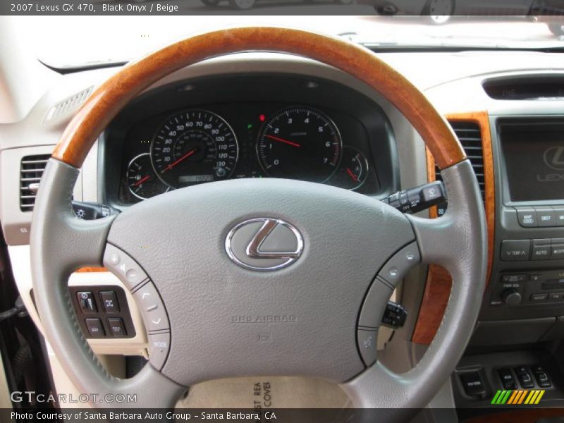 Black Onyx / Beige 2007 Lexus GX 470