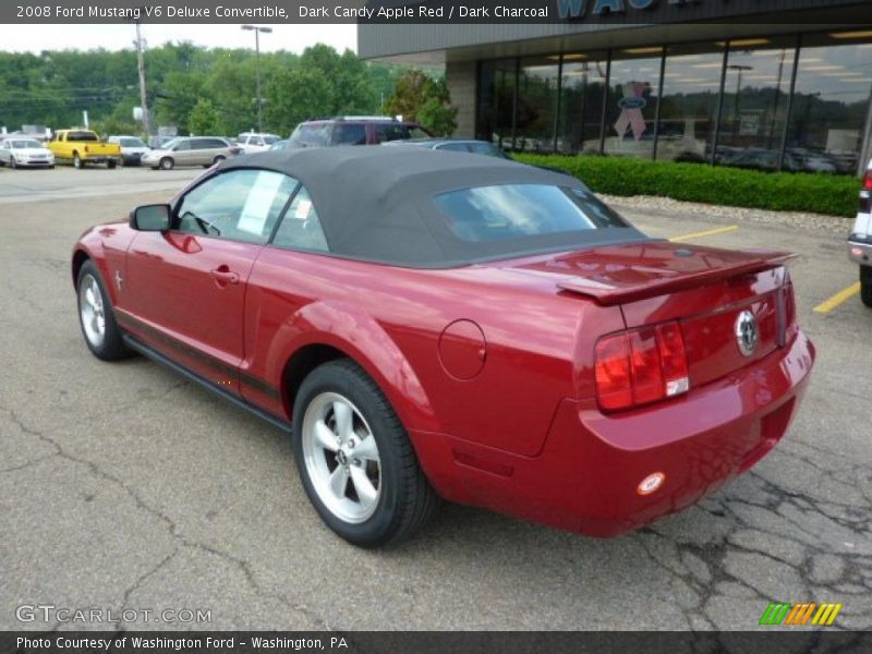 Dark Candy Apple Red / Dark Charcoal 2008 Ford Mustang V6 Deluxe Convertible