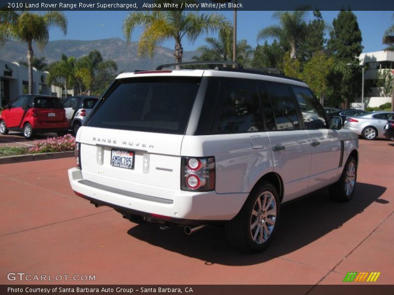 Alaska White / Ivory White/Jet Black 2010 Land Rover Range Rover Supercharged