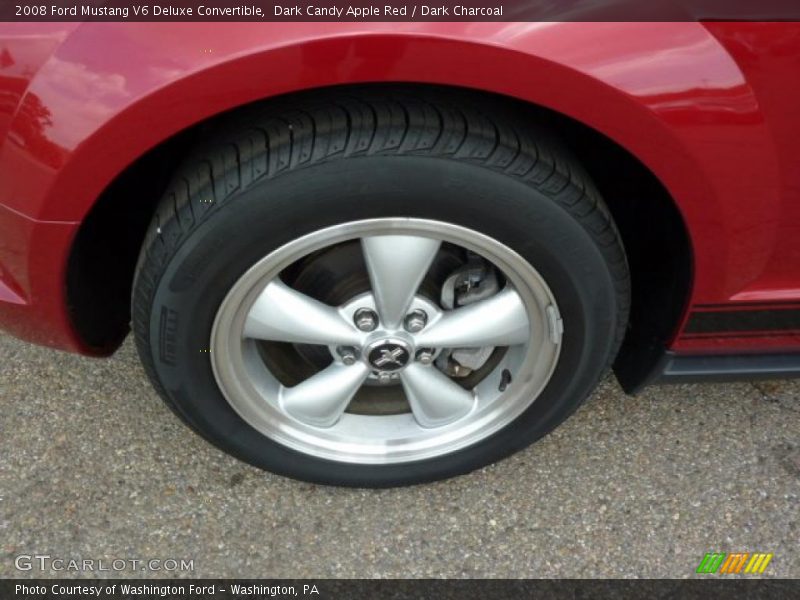 Dark Candy Apple Red / Dark Charcoal 2008 Ford Mustang V6 Deluxe Convertible