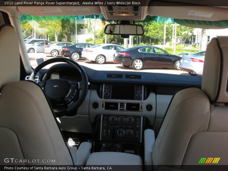 Alaska White / Ivory White/Jet Black 2010 Land Rover Range Rover Supercharged