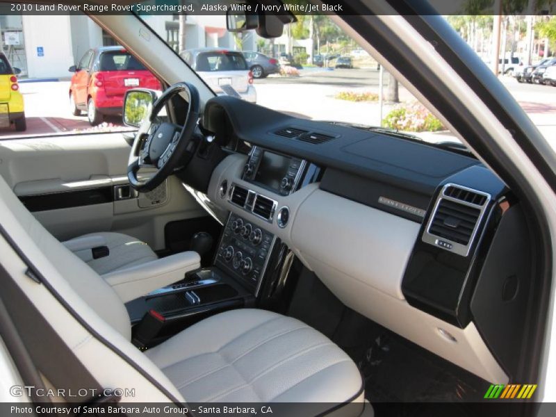 Alaska White / Ivory White/Jet Black 2010 Land Rover Range Rover Supercharged