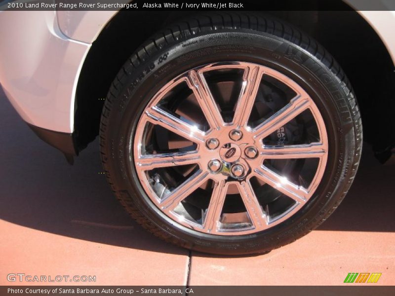 Alaska White / Ivory White/Jet Black 2010 Land Rover Range Rover Supercharged