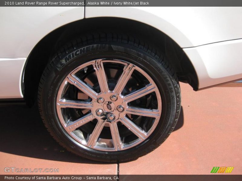 Alaska White / Ivory White/Jet Black 2010 Land Rover Range Rover Supercharged