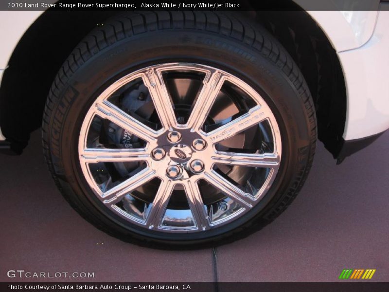 Alaska White / Ivory White/Jet Black 2010 Land Rover Range Rover Supercharged