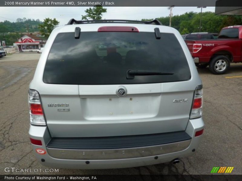 Silver Metallic / Black 2008 Mercury Mariner V6 Premier 4WD