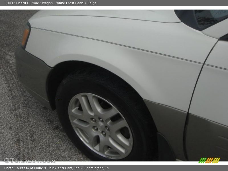 White Frost Pearl / Beige 2001 Subaru Outback Wagon