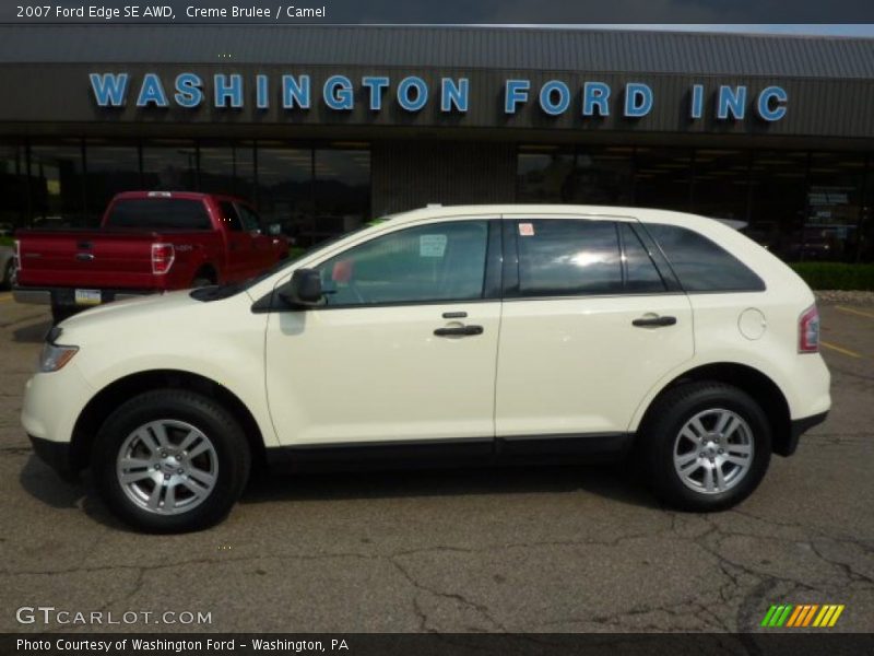Creme Brulee / Camel 2007 Ford Edge SE AWD